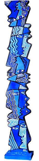 Statuette Bleu Klein